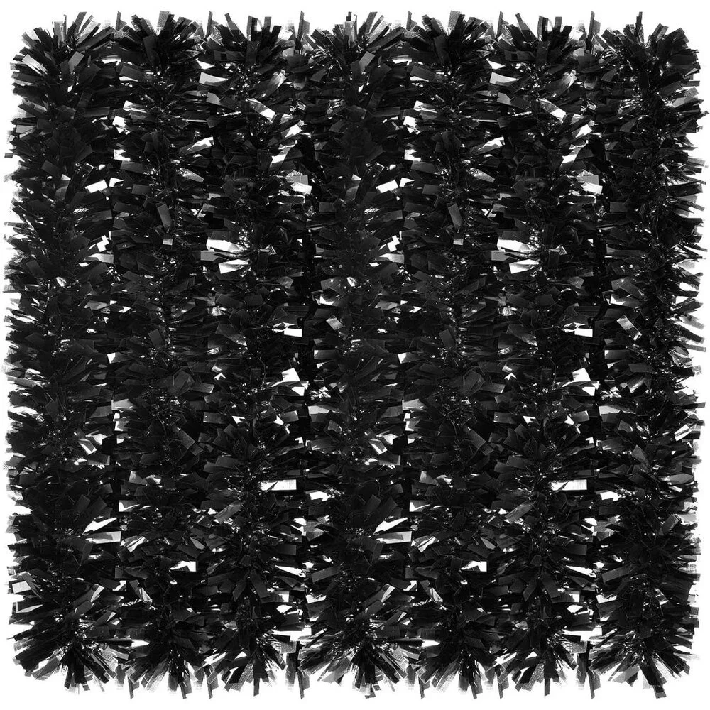 Versatile 26.2 ft Metallic Tinsel Garland - Perfect for Christmas & Halloween